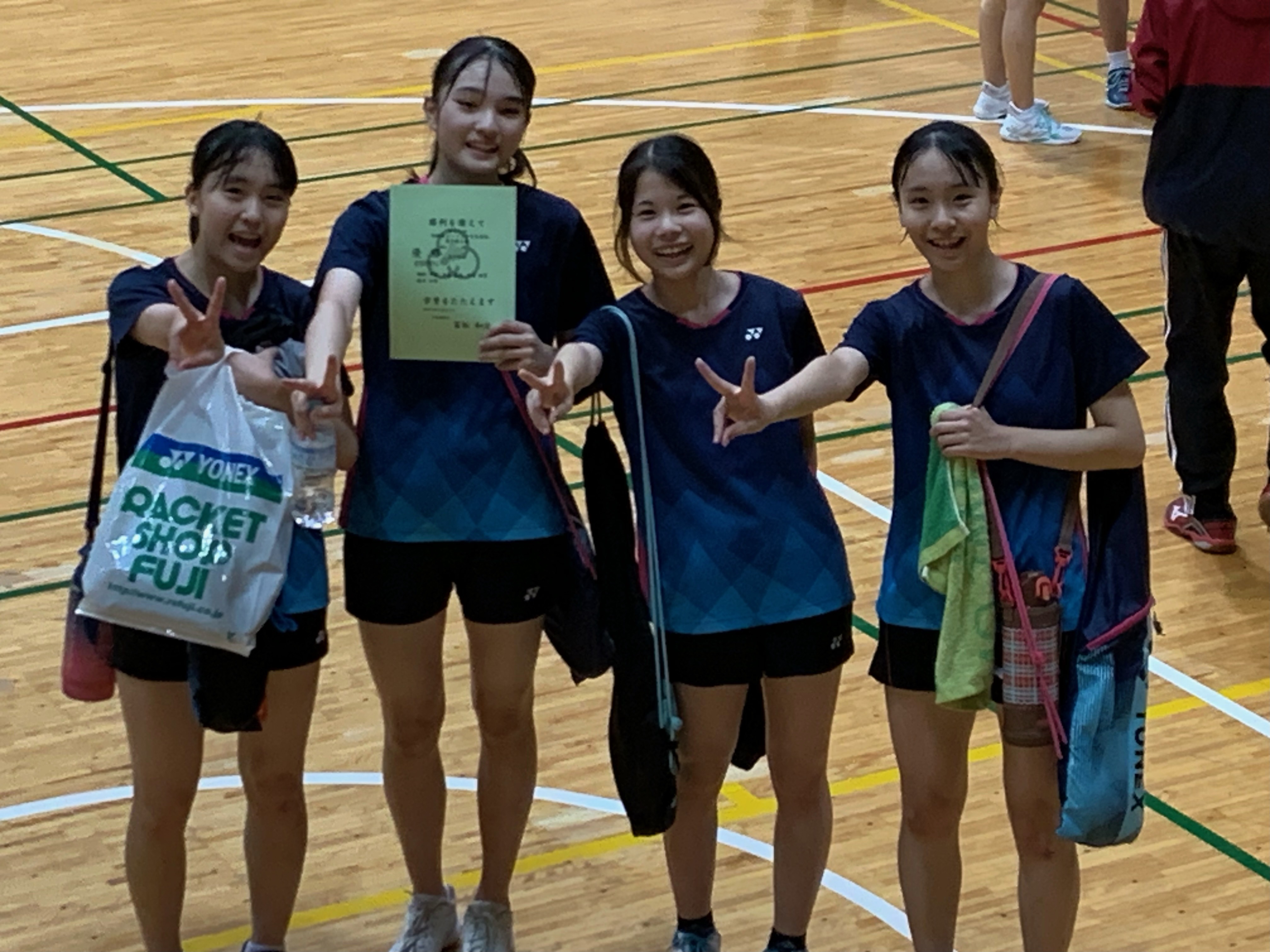 【中学バドミントン部】相模原OP大会 優勝｜今日のカセリーヌ｜東京家政学院 中学校・高等学校